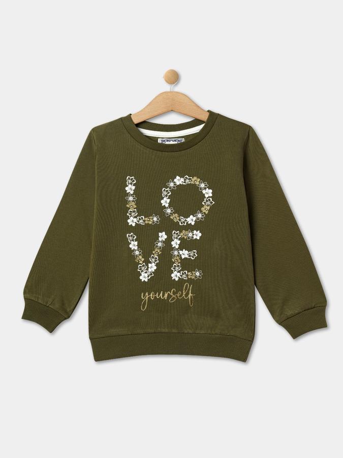 R&B Girl's Round Neck Sweat Top