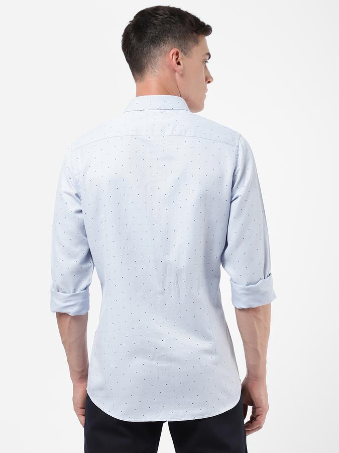 R&B Blue Men Formal Shirts image number 2