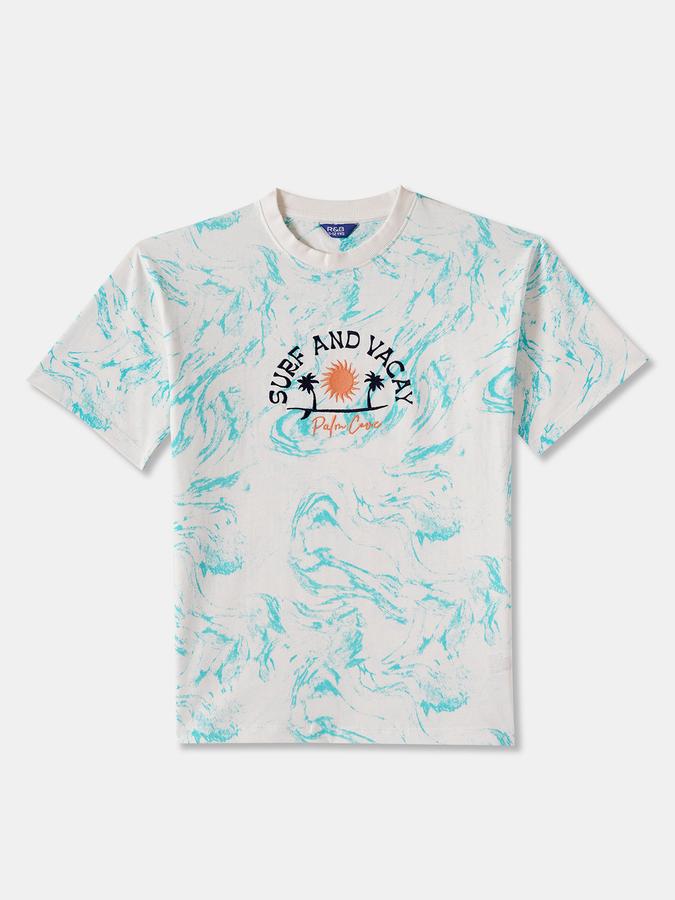 Boys Graphic T-shirt with Shorts Fashion Set