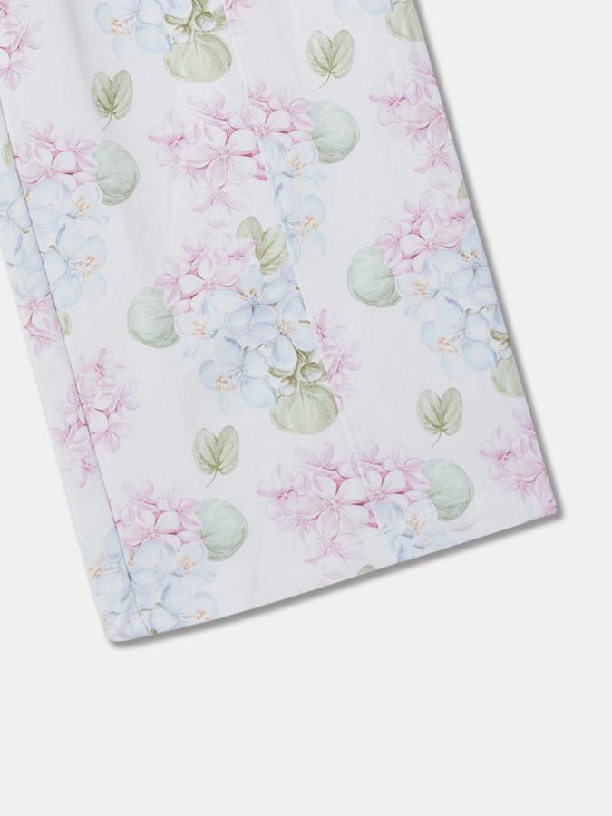 Girls Floral Print Straight Palazzos  image number 2