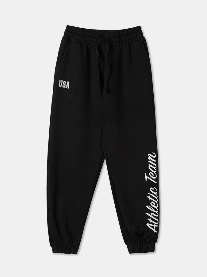 Girls Solid Long Sleeve Hoodie with Joggers Set