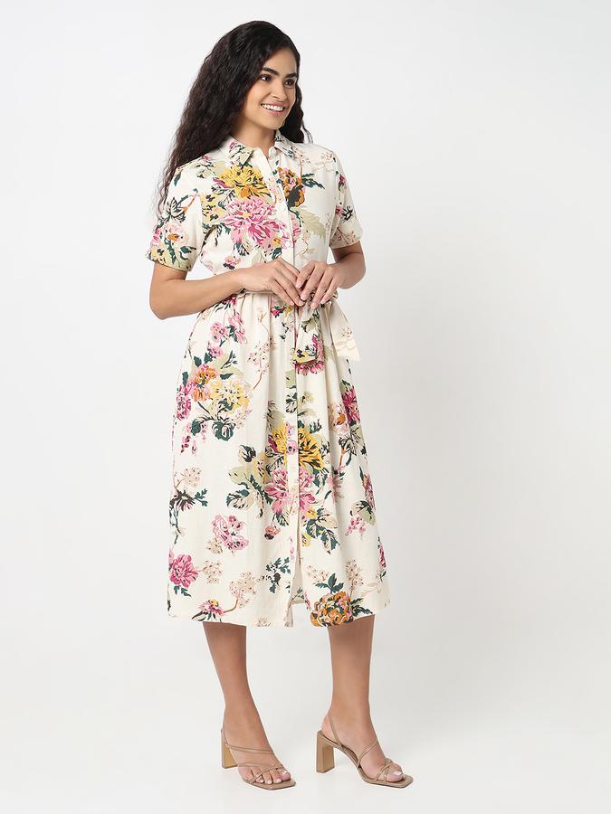 R&B Women A-line Below Knee Dress  image number 3
