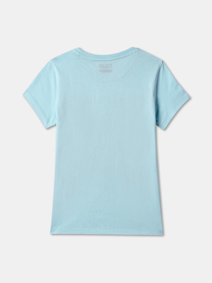 Girls Graphic Print Pure Cotton Regular T Shirt image number 1