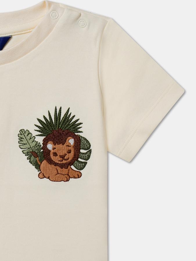 Baby Boys Solid Pure Cotton Regular T Shirt image number 2