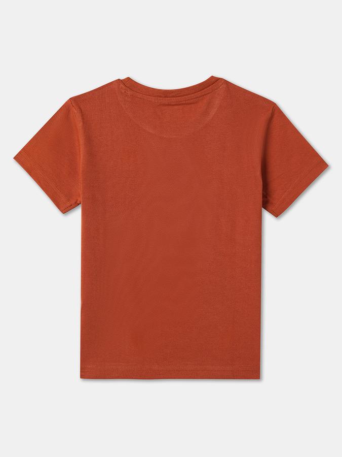 Boys Graphic Print Pure Cotton Regular T Shirt image number 1