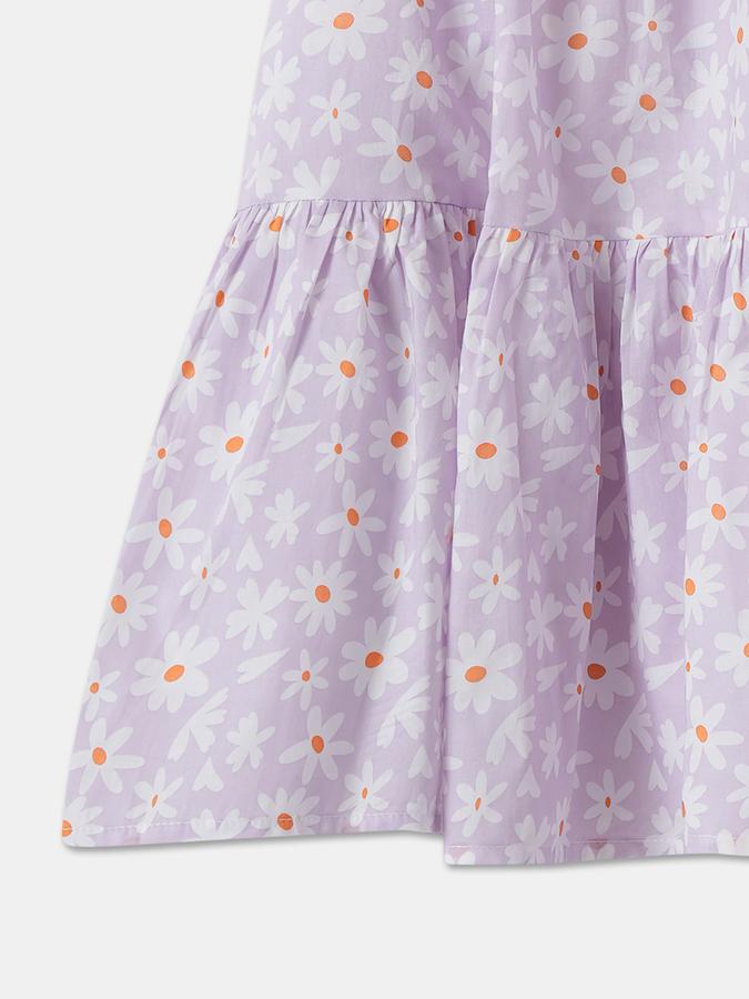 Girls Midi/Knee Length Casual Dress image number 3