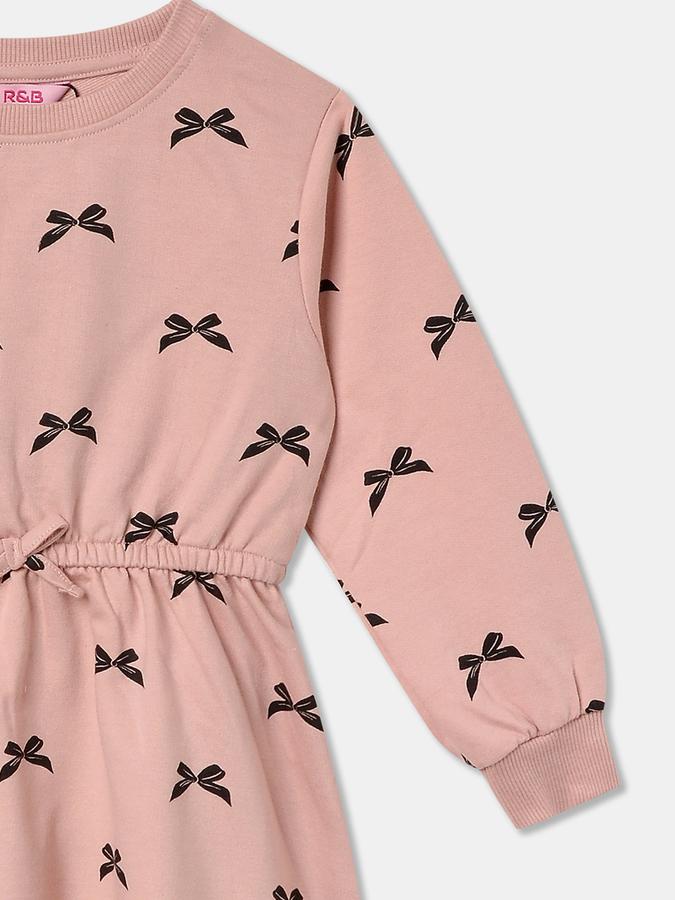 Girls Midi/Knee Length Casual Dress 3/4 Sleeve data-index=