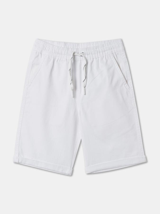 Boys Regular Fit Shorts with Drawstring Waist image number 0