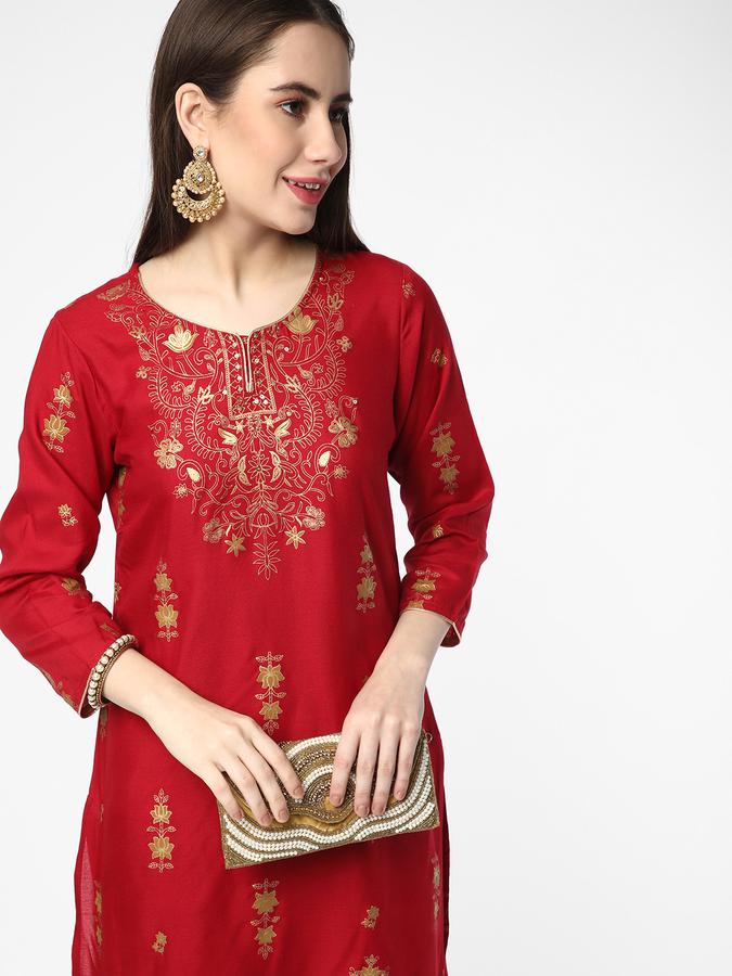 R&B Women Rust Kurtas image number 0