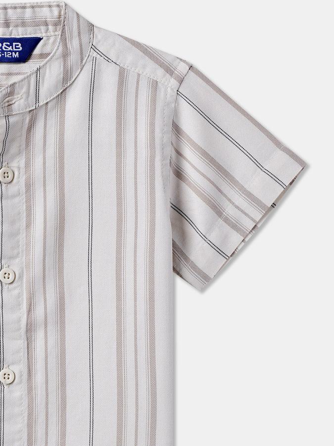 Baby Boys Striped Casual Shirt image number 2