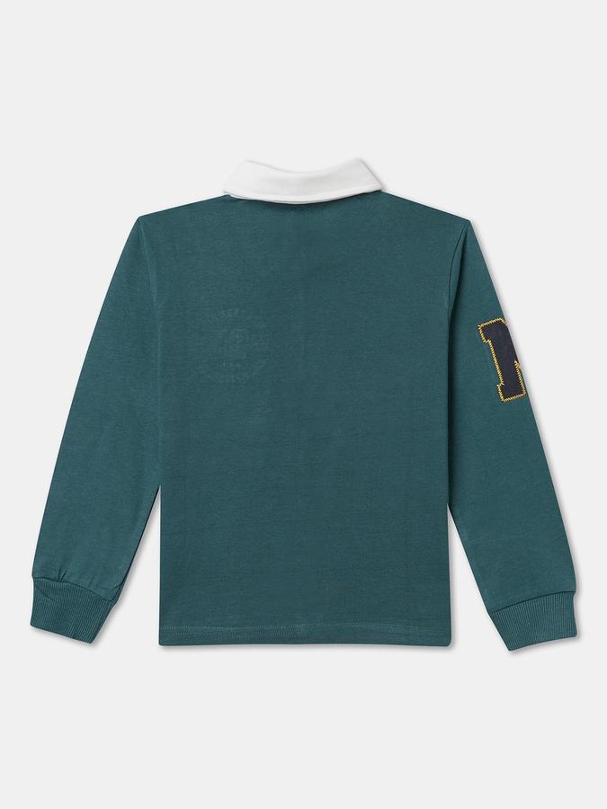 Boys Colorblock Pure Cotton Regular T Shirt image number 1