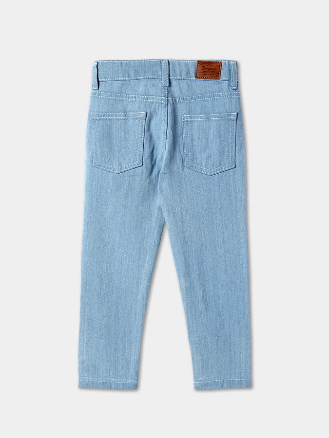 Girls Lightly Washed Straight Fit Jeans image number 1