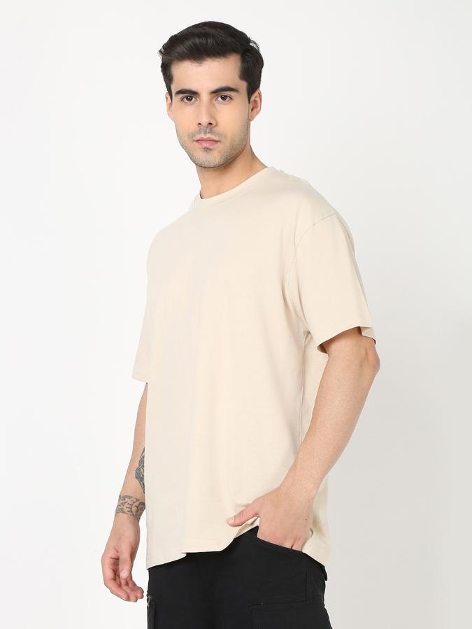 Men Oversized Crew-Neck T-Shirt image number 1