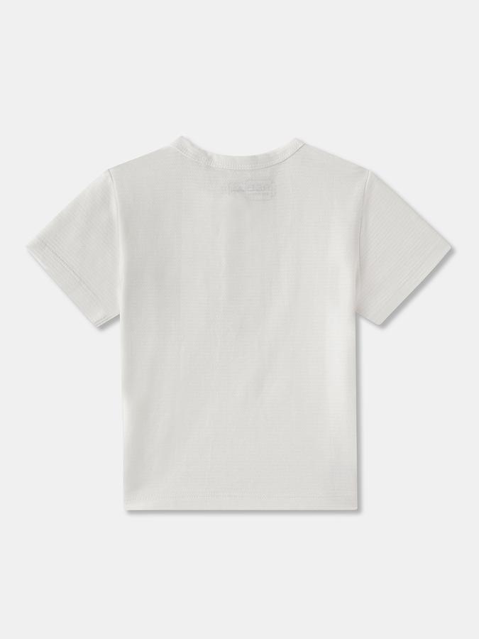 Baby Boys Solid Pure Cotton Oversized T Shirt image number 1