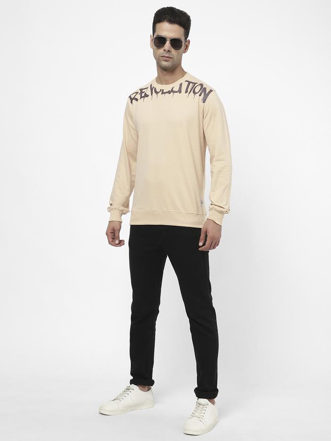 R&B Men Beige Sweatshirts & Hoodies image number 1