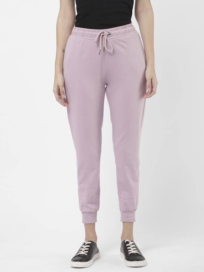 R&B Women Purple Track Pants