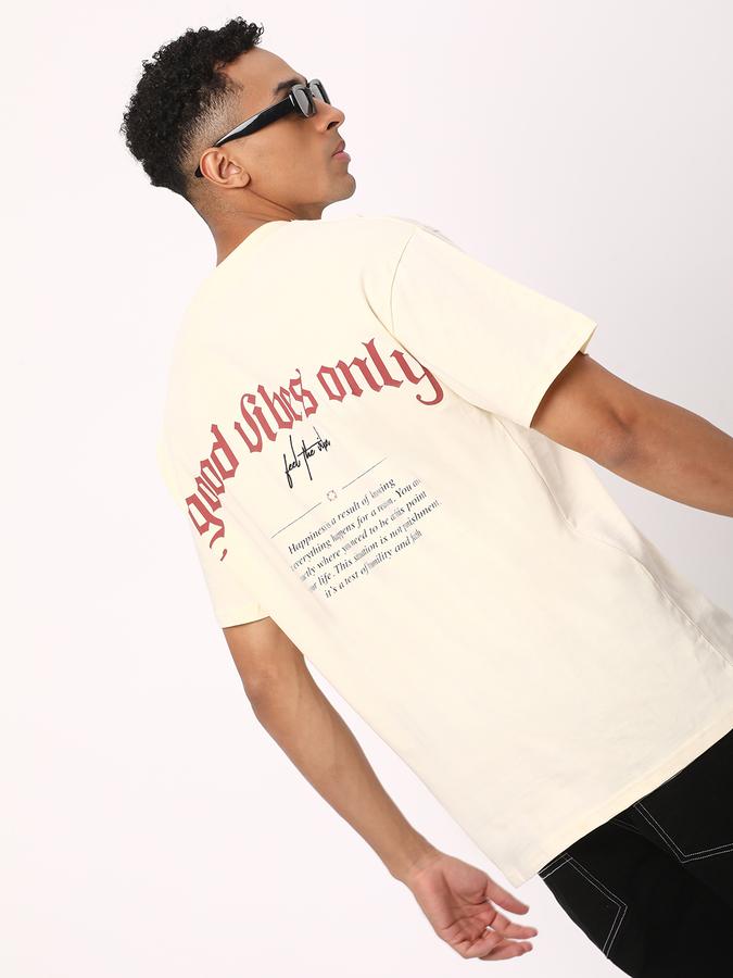 Men Typographic Print Regular Fit T-shirt data-index=