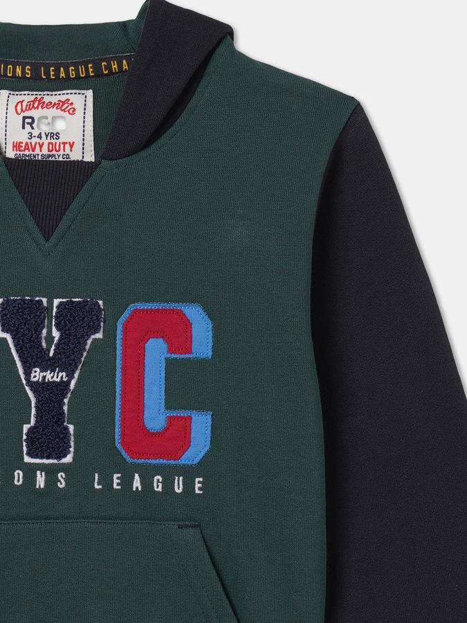 Full Sleeve Embellished Boys Sweatshirt image number 2