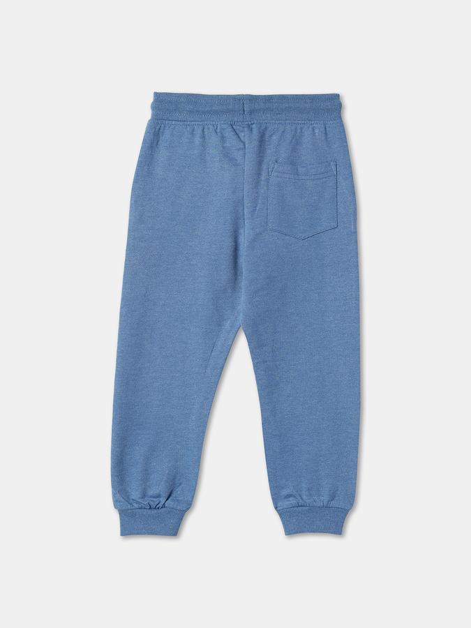 Boys Typographic Print Joggers with Drawstring Waist image number 1