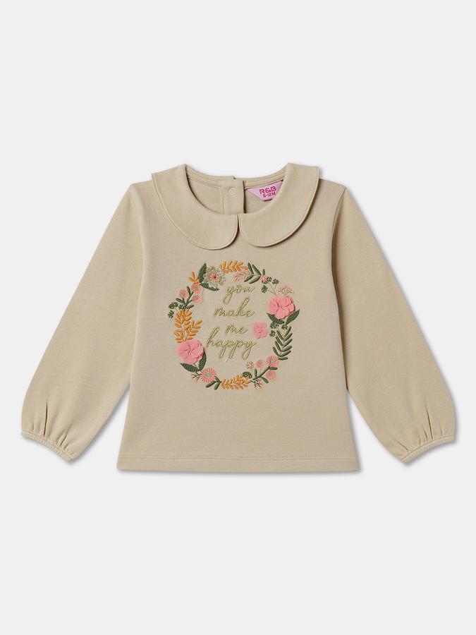 Baby Girls Pure Cotton Full Sleeve Top
