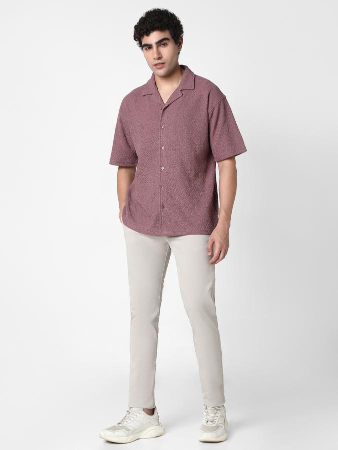 R&B Men's Mauve Shirt