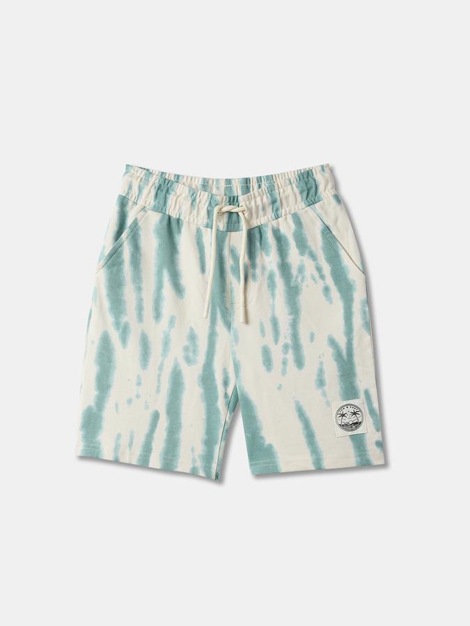Boys Tie-Dye T-shirt with Shorts Fashion Set
