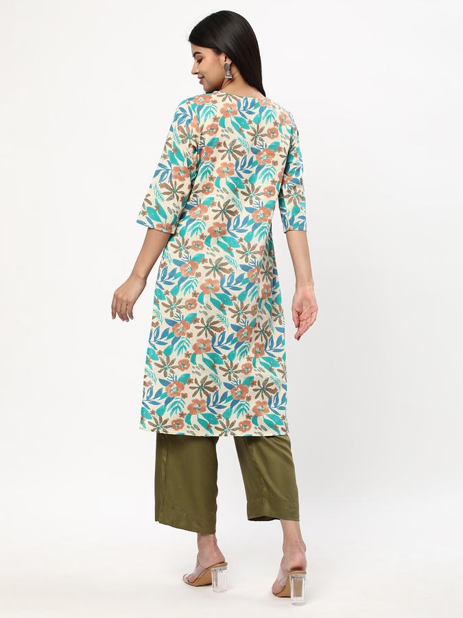 Women Micro Print Kurta image number 2