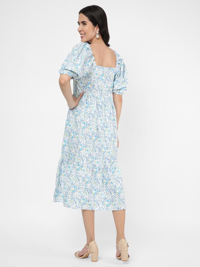 R&B Women's Puff Sleeve Dress image number 2