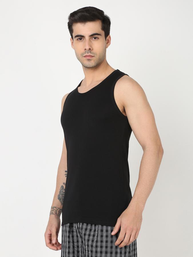 Men Pack of 2 Round-Neck Sleeveless Vests image number 1