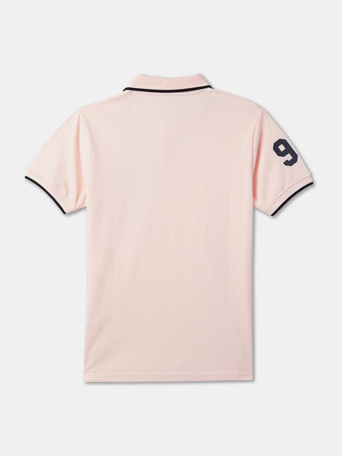 R&B Boys Typographic Print Relaxed Fit Polo T-Shirt image number 1
