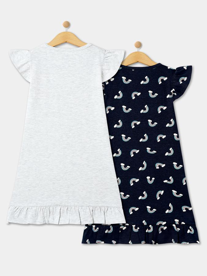 R&B Girl's Round Neck Sleepshirt image number 1
