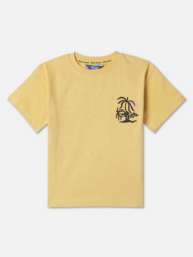 Boys Regular Fit Short Sleeve Crew Neck T-Shirt