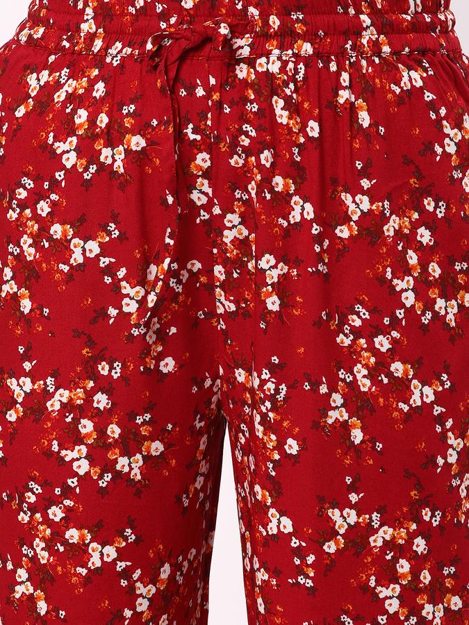 Women Floral Print Relaxed Fit Pyjamas image number 3