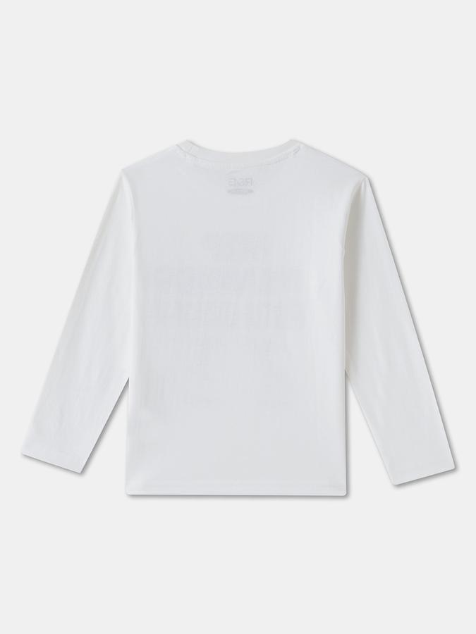 Boys Cotton Regular Fit Crew Neck Graphic T-shirt