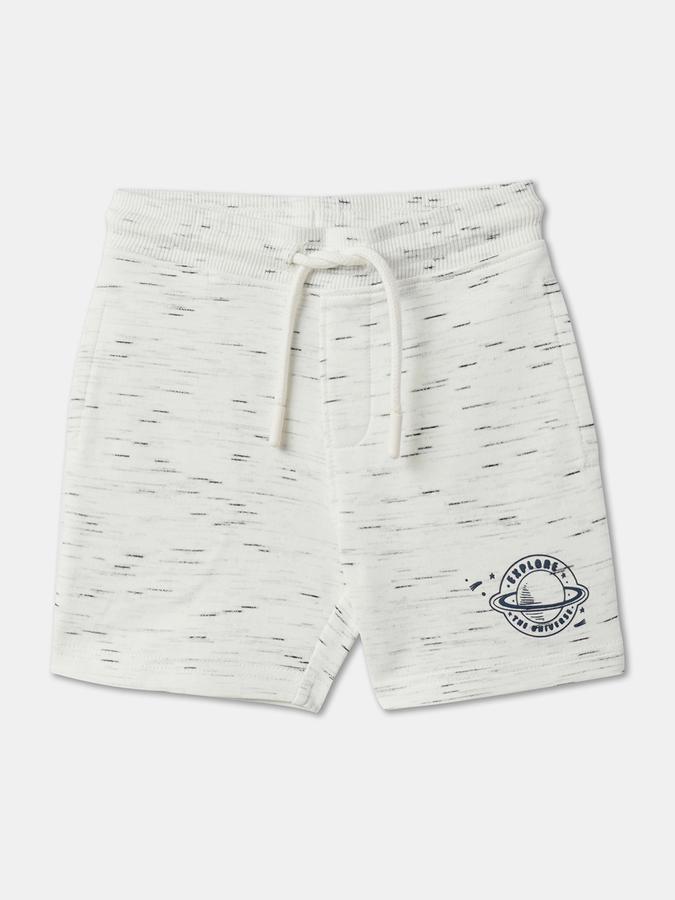 Boys Printed Regular Fit Shorts with Insert Pockets