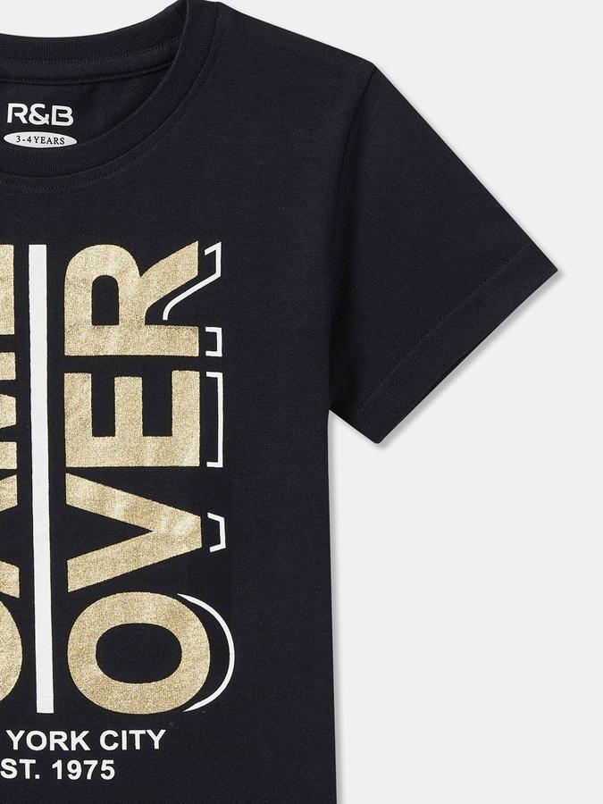 Boys Regular Fit Short Sleeve Crew Neck T-Shirt