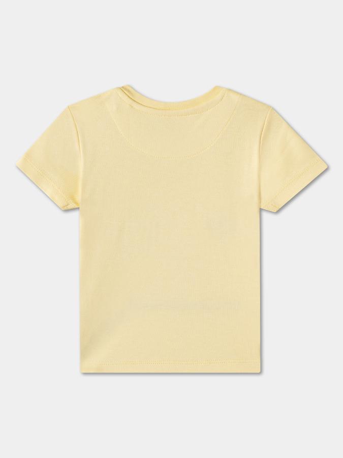 Embroidered T-Shirt with Crew Neck and Short Sleeves image number 1