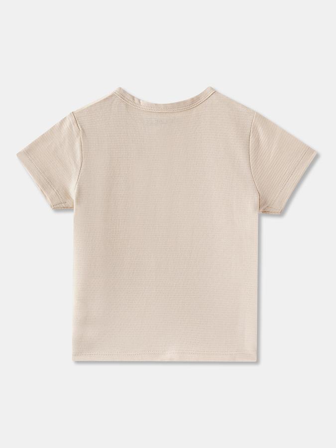 Baby Boys Solid Pure Cotton Oversized T Shirt image number 1