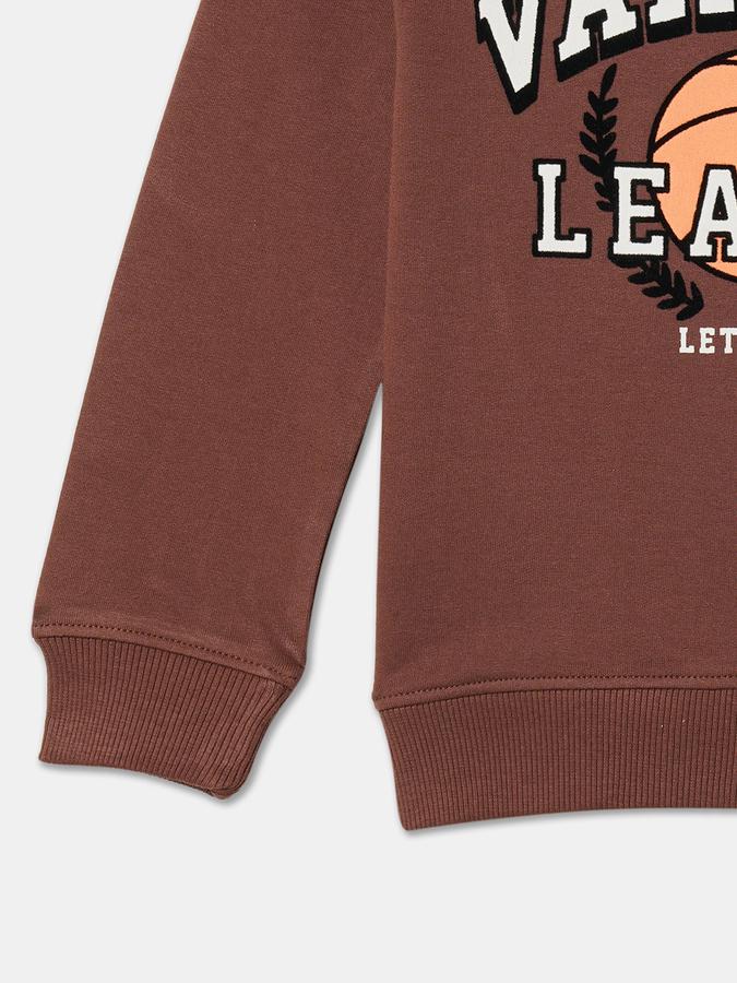 Boys Relaxed Fit Full Sleeve Crew Neck SweaT-Shirt