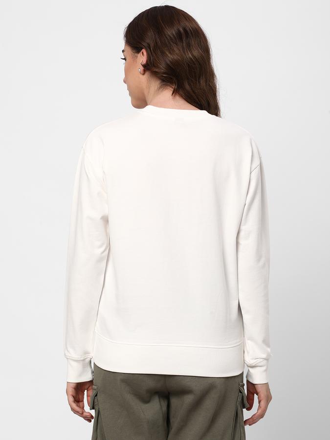 Women Typographic Print Round-Neck Sweatshirt image number 2
