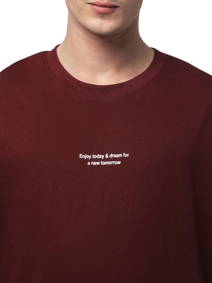 R&B MEN'S Graphic Printed T-Shirt with Crew Neck and Short Sleeves image number 3