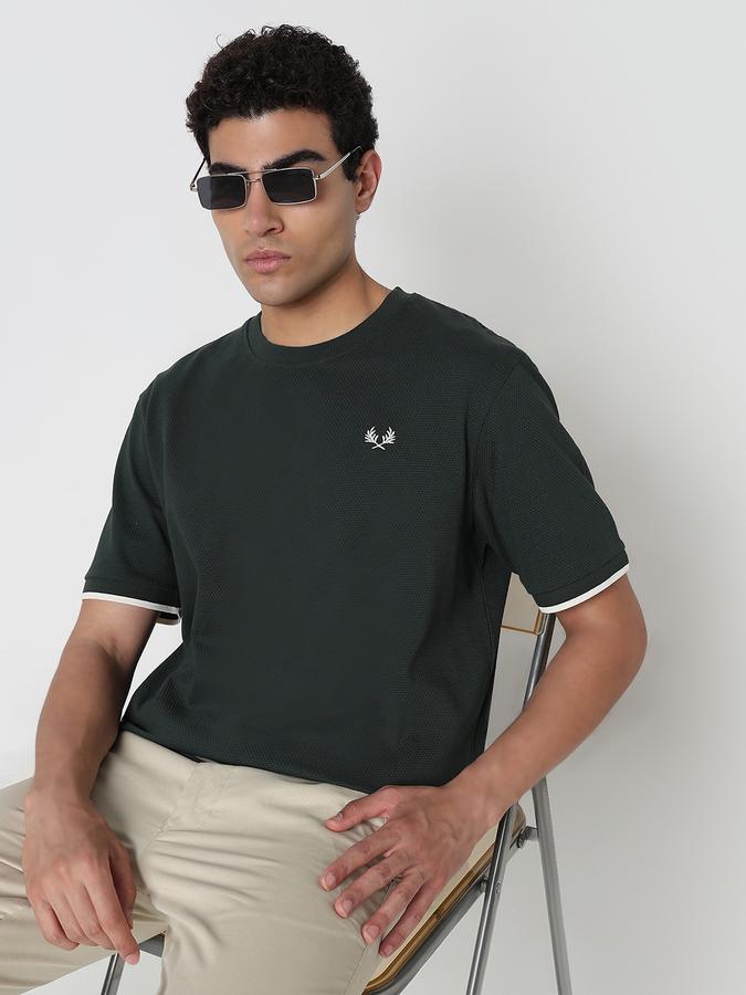 Solid Men Round Neck T-Shirt 