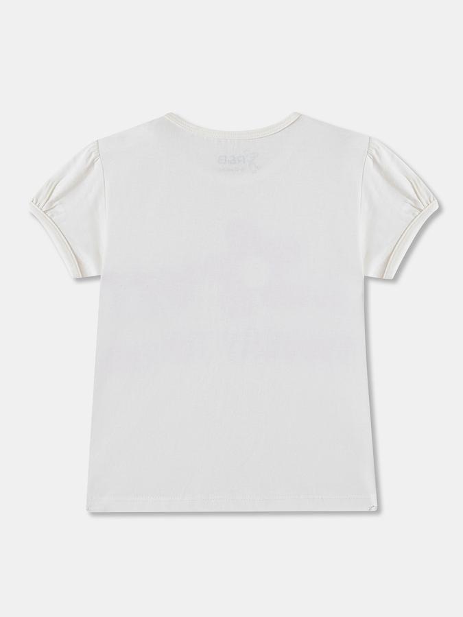R&B Baby Girls Graphic Print Pure Cotton Regular T Shirt image number 1