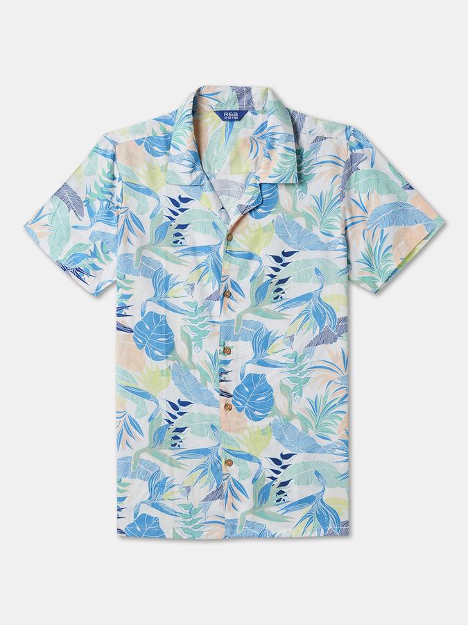 Boys Floral Print Casual Multicolor Shirt image number 0