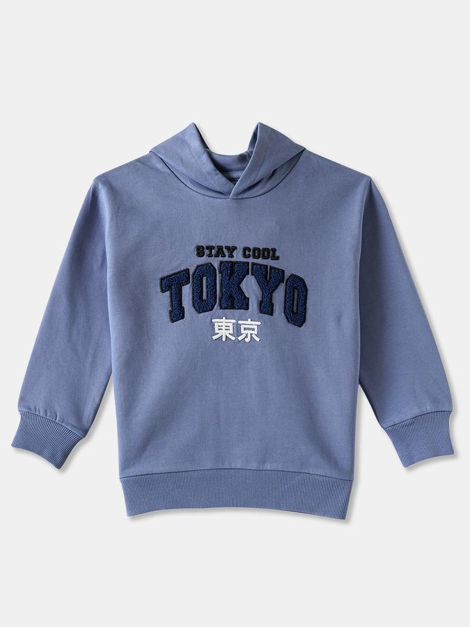 R&B Boys' Blue Printed Jacket