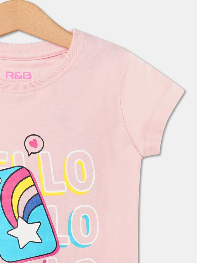 R&B Girl's Round Neck Graphic Tee image number 2