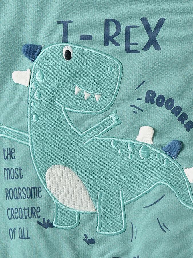 Boys Cotton Relaxed Fit Hooded Graphic Hoodie