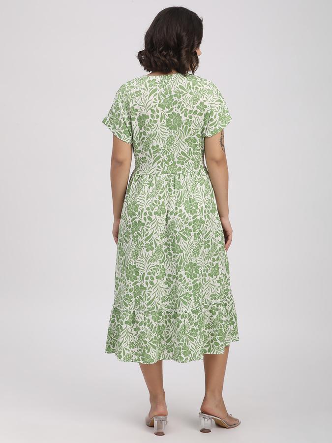 R&B Women A-line Below Knee length Dress image number 2