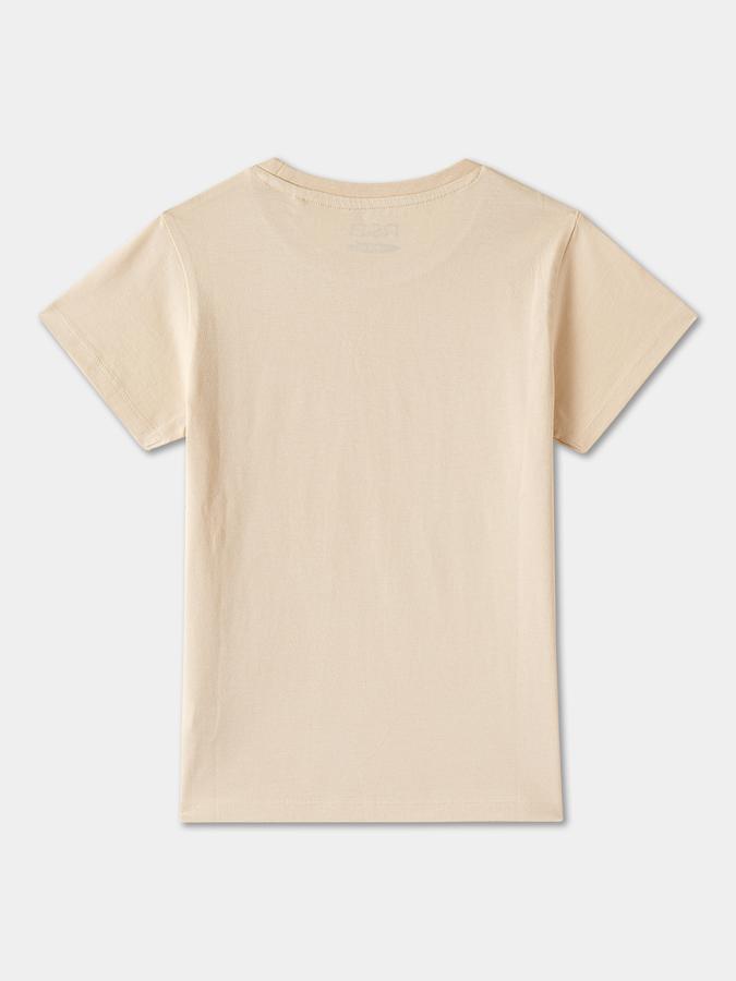Printed T-Shirt with Crew Neck and Short Sleeves image number 1