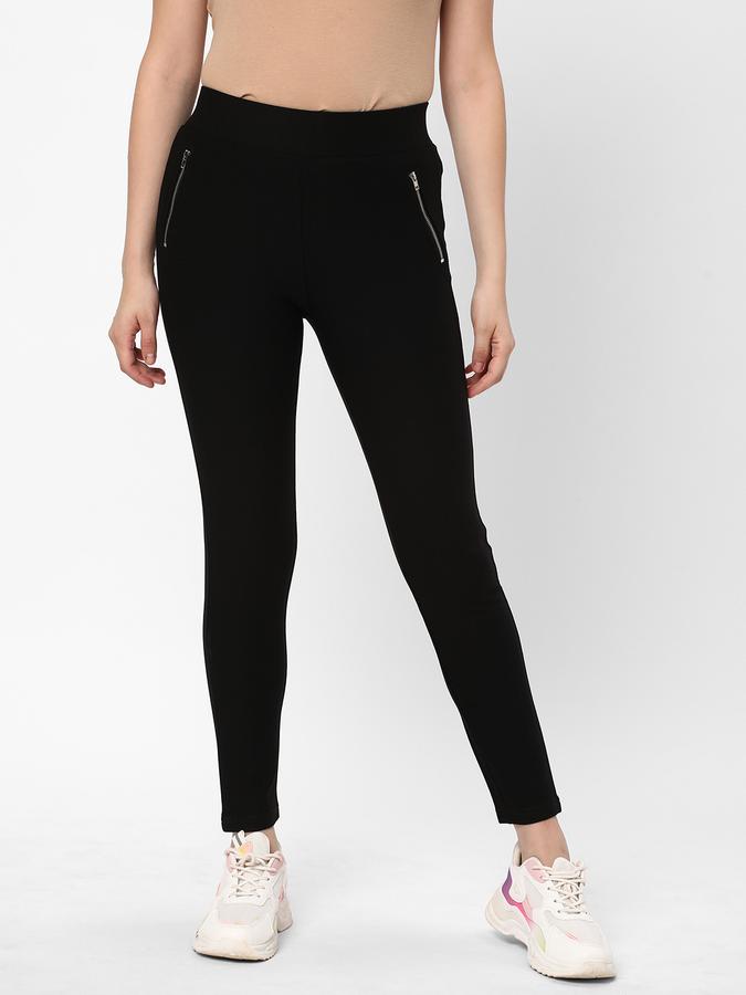 R&B Women Black Pants & Trousers